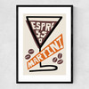 Espresso Martini Lover Narrow Black Frame