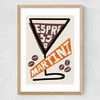 Espresso Martini Lover Medium Oak Frame