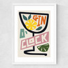 Gin O' Clock Medium White Frame