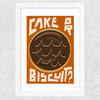 Cake or Biscuit? Wide White Frame