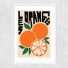Les Oranges Narrow White Frame