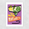 Margarita Purple Unframed Print