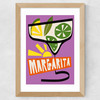 Margarita Purple Wide Oak Frame