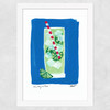 Mojito Blue Wide White Frame