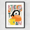 Put The Kettle On Narrow Black Frame