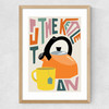 Put The Kettle On Medium Oak Frame