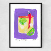 Spicy Margs Narrow Black Frame