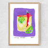 Spicy Margs Medium Oak Frame
