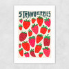 Strawberries Unframed Print