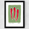 Three Chillis Wide Black Frame