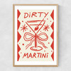 Dirty Martini Time Narrow Oak Frame