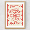 Dirty Martini Time Wide Oak Frame