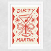 Dirty Martini Time Wide White Frame