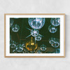 Disco Ball Ceiling Narrow Oak Frame