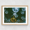 Disco Ball Ceiling Medium Oak Frame