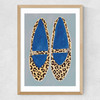 Leopard Shoes Medium Oak Frame