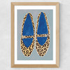 Leopard Shoes Wide Oak Frame