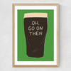 Oh, Go On Then Medium Oak Frame
