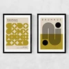 Olive Bauhaus Set