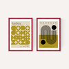 Olive Bauhaus Set