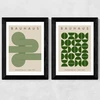 Green Bauhaus Set