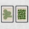 Green Bauhaus Set