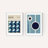 Blue Bauhaus Set