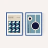 Blue Bauhaus Set