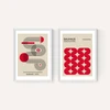 Red Bauhaus Set