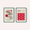 Red Bauhaus Set