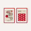 Red Bauhaus Set