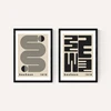 Black Bauhaus Set