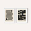Black Bauhaus Set