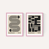 Black Bauhaus Set