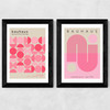 Pink Bauhaus Set
