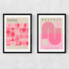 Pink Bauhaus Set