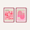 Pink Bauhaus Set