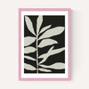 Linocut Branch III (Black White)