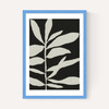 Linocut Branch III (Black White)