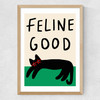 Feline Good Medium Oak Frame
