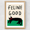 Feline Good Wide Oak Frame