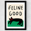 Feline Good Wide Black Frame