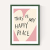 My Happy Place Heart