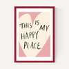 My Happy Place Heart