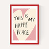 My Happy Place Heart