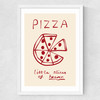 Slices of Heaven Medium White Frame