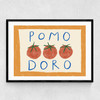 Pomodoro Tomato Narrow Black Frame