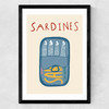 Sardines In A Tin Medium Black Frame