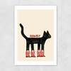 Howdy Cat Unframed Print