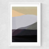 Golden Hills I Medium White Frame
